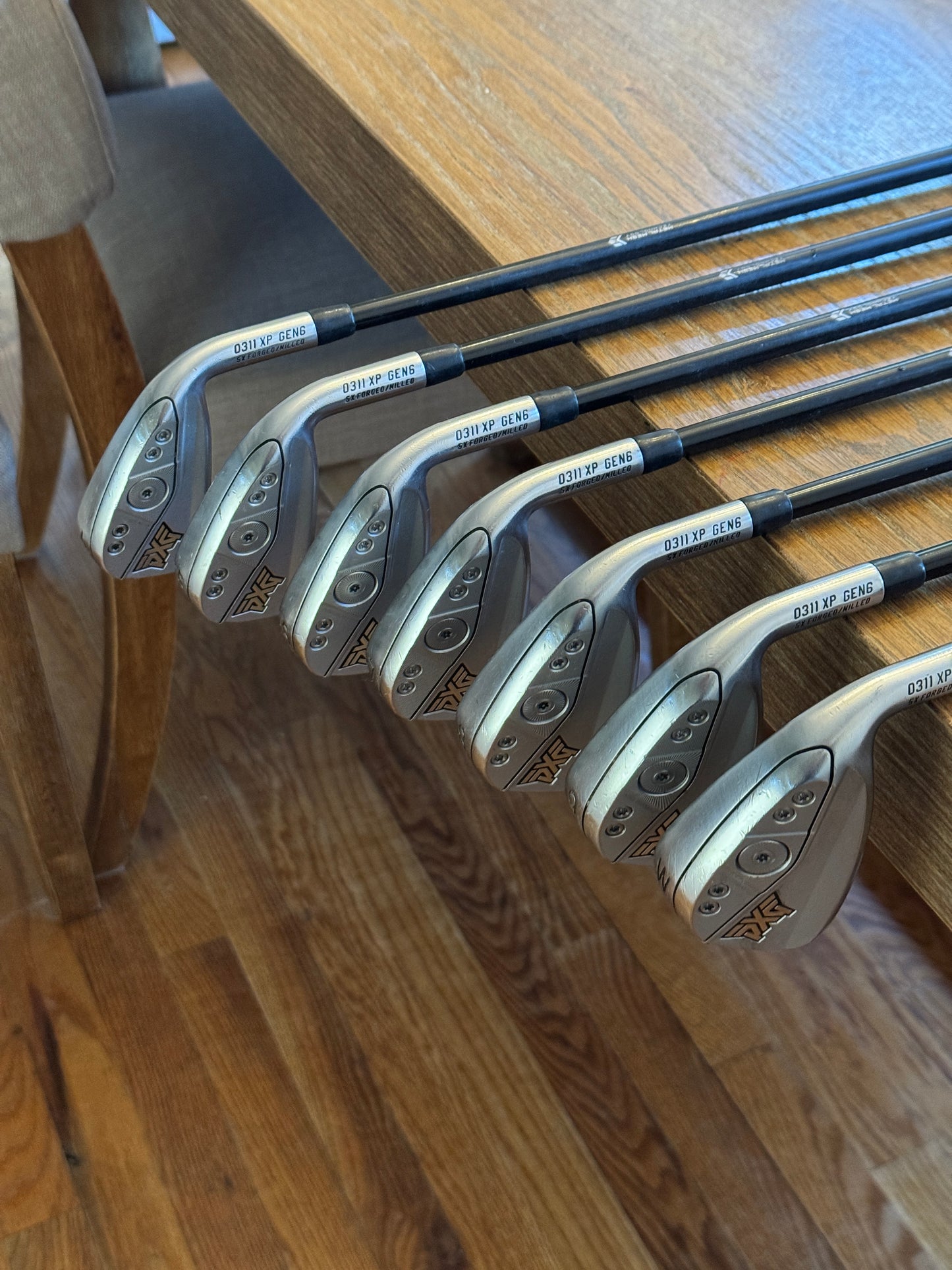 PXG 0311 XP GEN6 Iron Set (4-PW) / Mitsubishi MMT 105 S shafts (stiff)